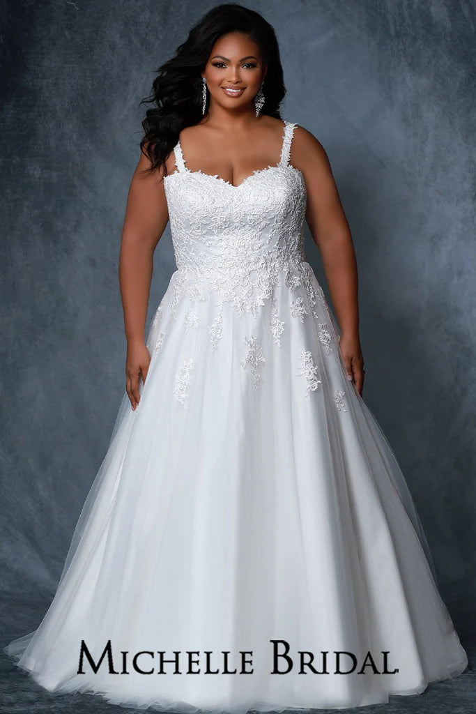 Michelle Bridal For Sydney's Closet MB2206 A-Line Silhouette