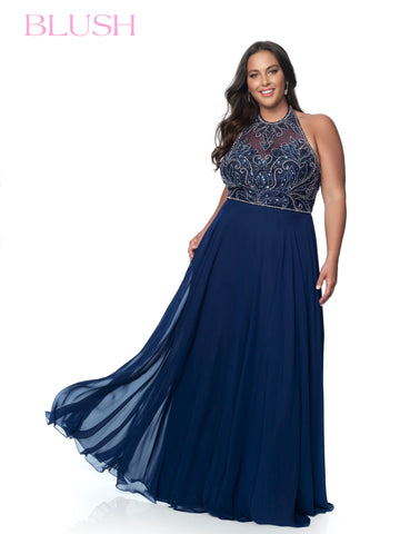 embellished plus size dress