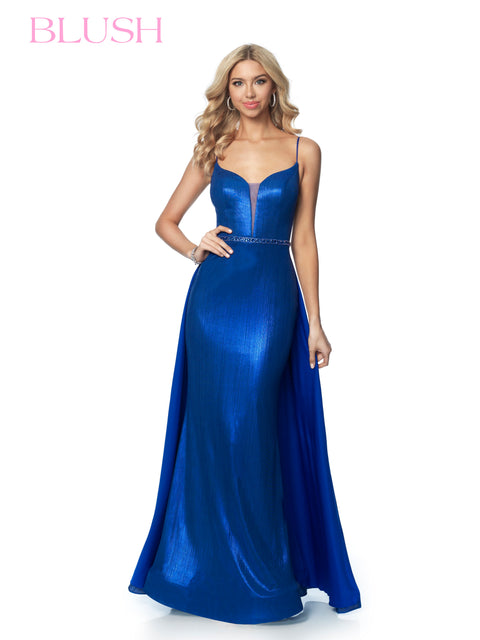 Mac Duggal Long One Shoulder Metallic Prom Ball Gown for $599.99 – The Dress  Outlet