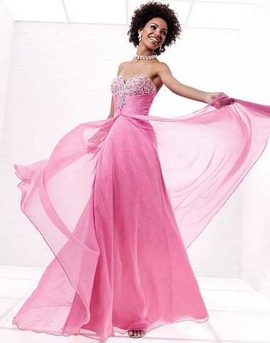 pink gown designs