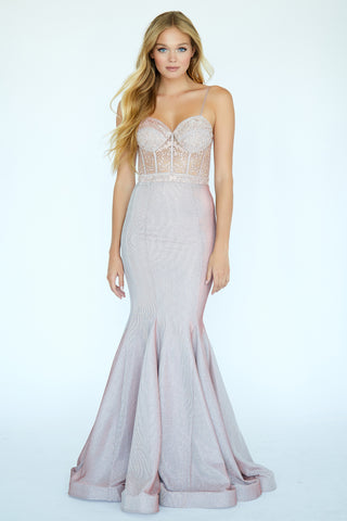 corset top prom dress