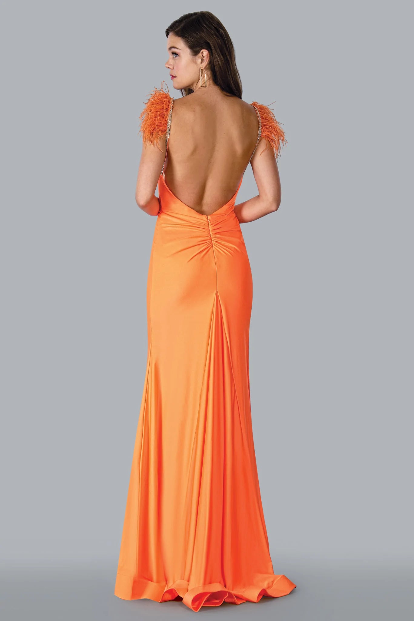 2024 Orange Lace Prom Dresses Sexy Sweetheart Long Applique Formal Dre –  MyChicDress