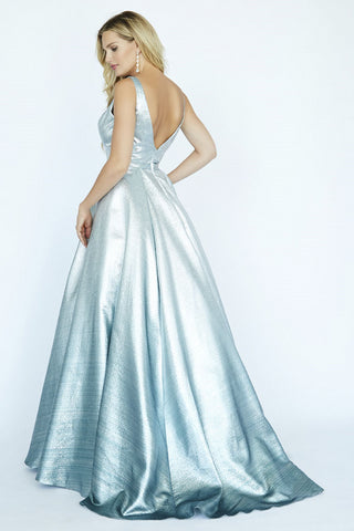 silver ombre dress