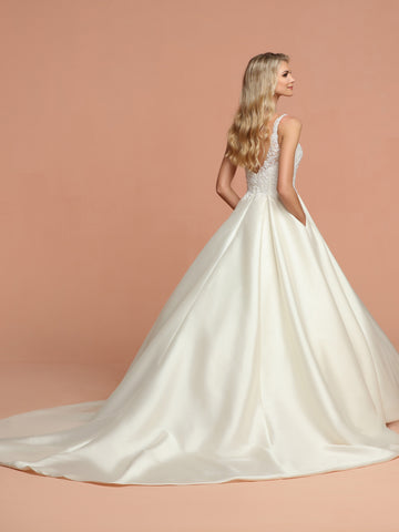 mikado wedding dress ball gown