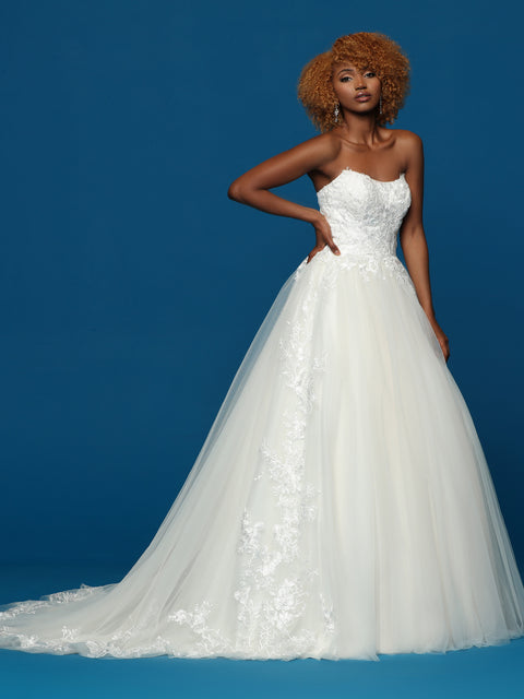 Impression Bridal Dress 10010 Size 14 Ivory Ballgown Wedding Dress