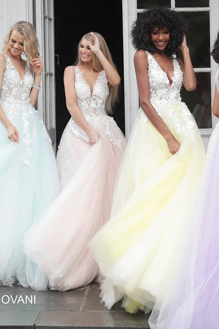 white prom ball gown