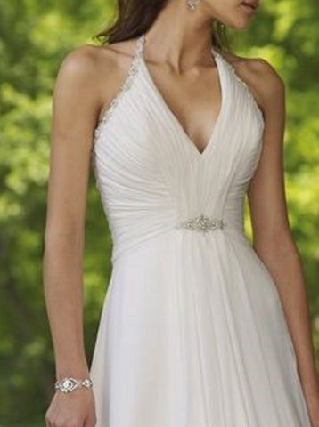 empire waist greek goddess wedding dresses