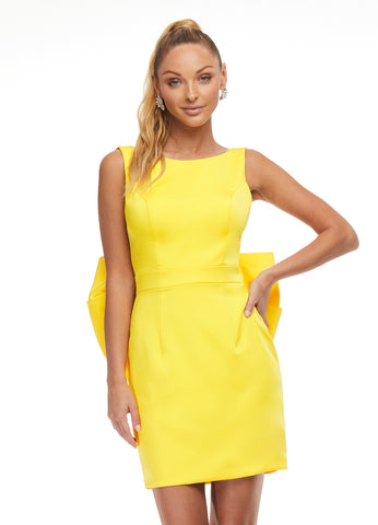 ashley lauren yellow dress