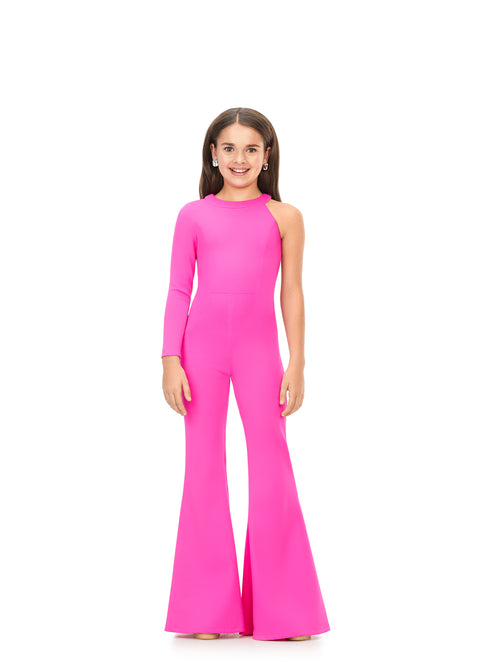 Buy Pink Cotton Lycra And Lace Embroidered Floral Flared Sleeve Jumpsuit  For Women by Couche Online at Aza Fashions.