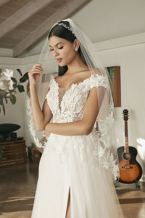 Beloved by Casablanca Bridal BL385 Dylan Corset Wedding Dress Fit and –  Glass Slipper Formals