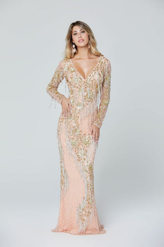 embellished formal gowns