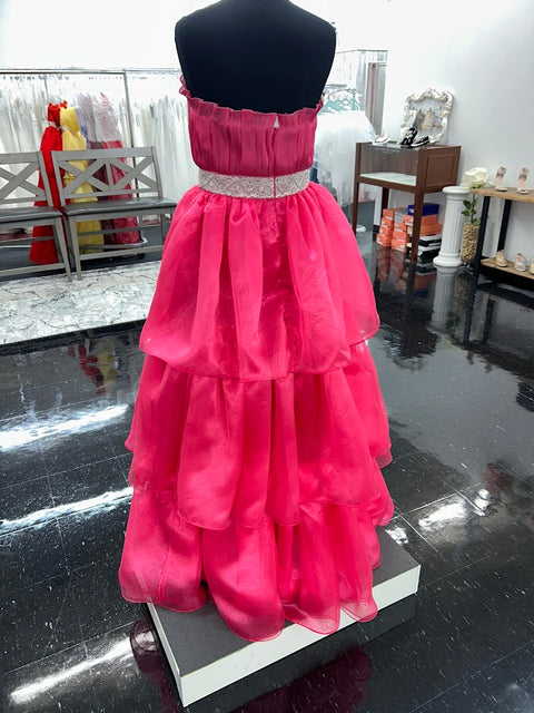 Pink Beaded Prom Dresses Tulle 2022 Long V Neck Tassel Beading with Cape  Corset Back Formal Party Evening Gowns Women Stock - AliExpress
