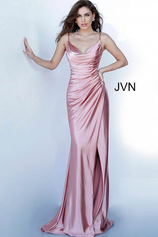 jovani satin dress