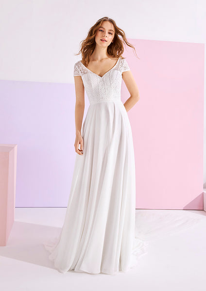 pronovias boho dress