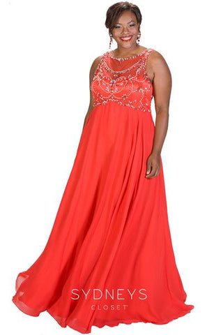 red dress size 24
