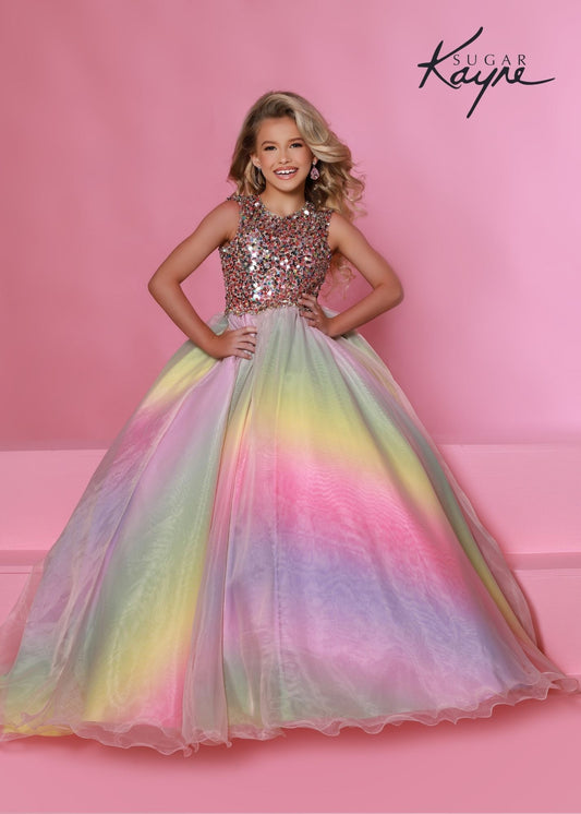 Sugar Kayne Rainbow Girls Pageant Dress