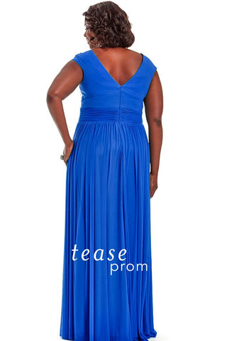 royal blue dress size 22