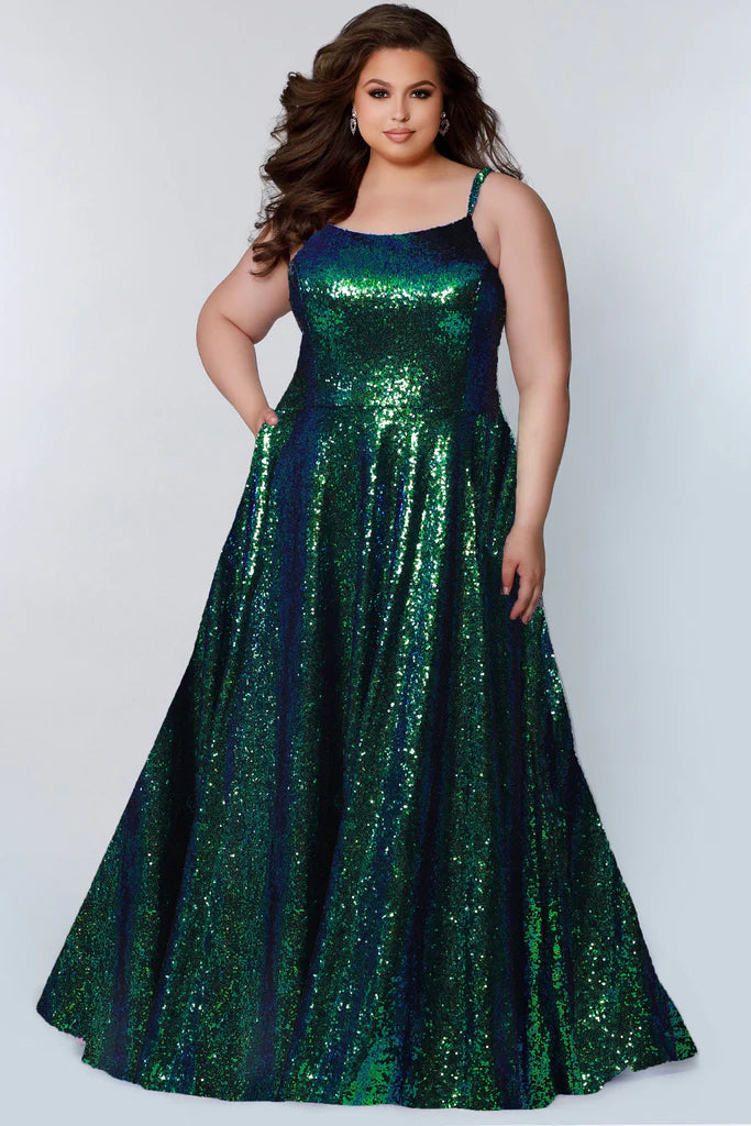 Tease Prom TE2205 Size 16 Lavender Long Fitted Sequin Plus Size