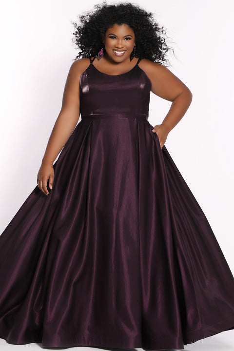 Tease Prom TE2205 Size 16 Lavender Long Fitted Sequin Plus Size Prom Dress  Formal Gown Corset