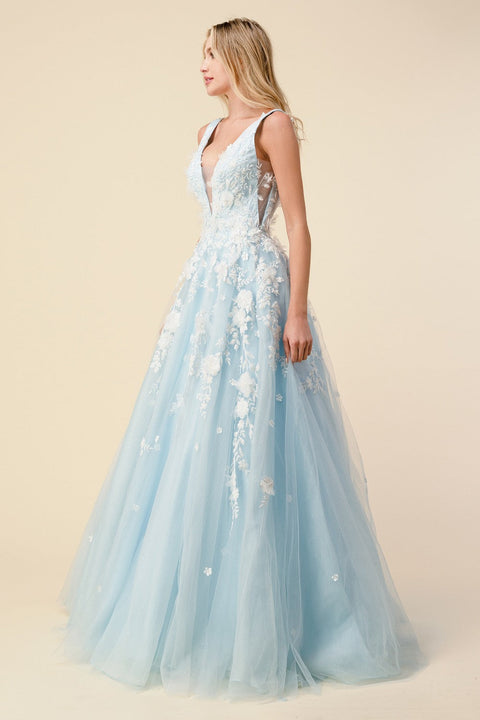 Lite Flowery Princess Gown – GlamEdge Dress & Gown