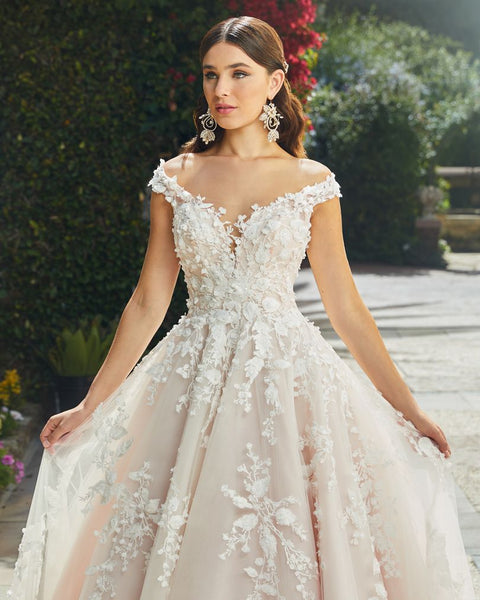Size 20W David's Bridal SLSWG862 Ivory/Cashmere Gown – Bridal Sense