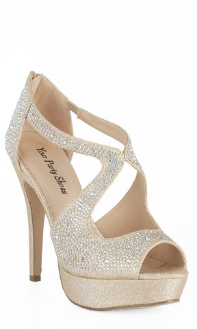 Your Party Shoes London Crystal 