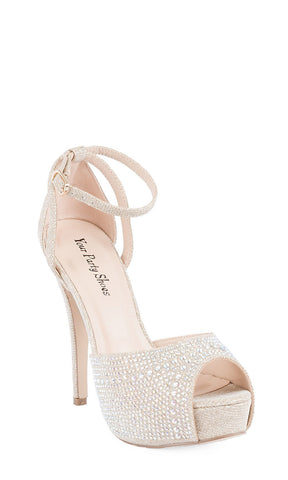 nude party shoes