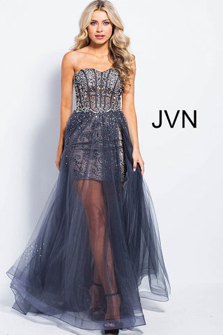 jovani charcoal prom dress