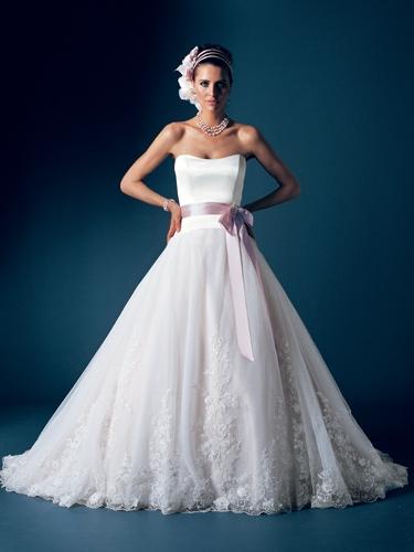 Mon Cheri 110209 Size 22W Long A Line Halter Wedding Dress Bridal Gown –  Glass Slipper Formals