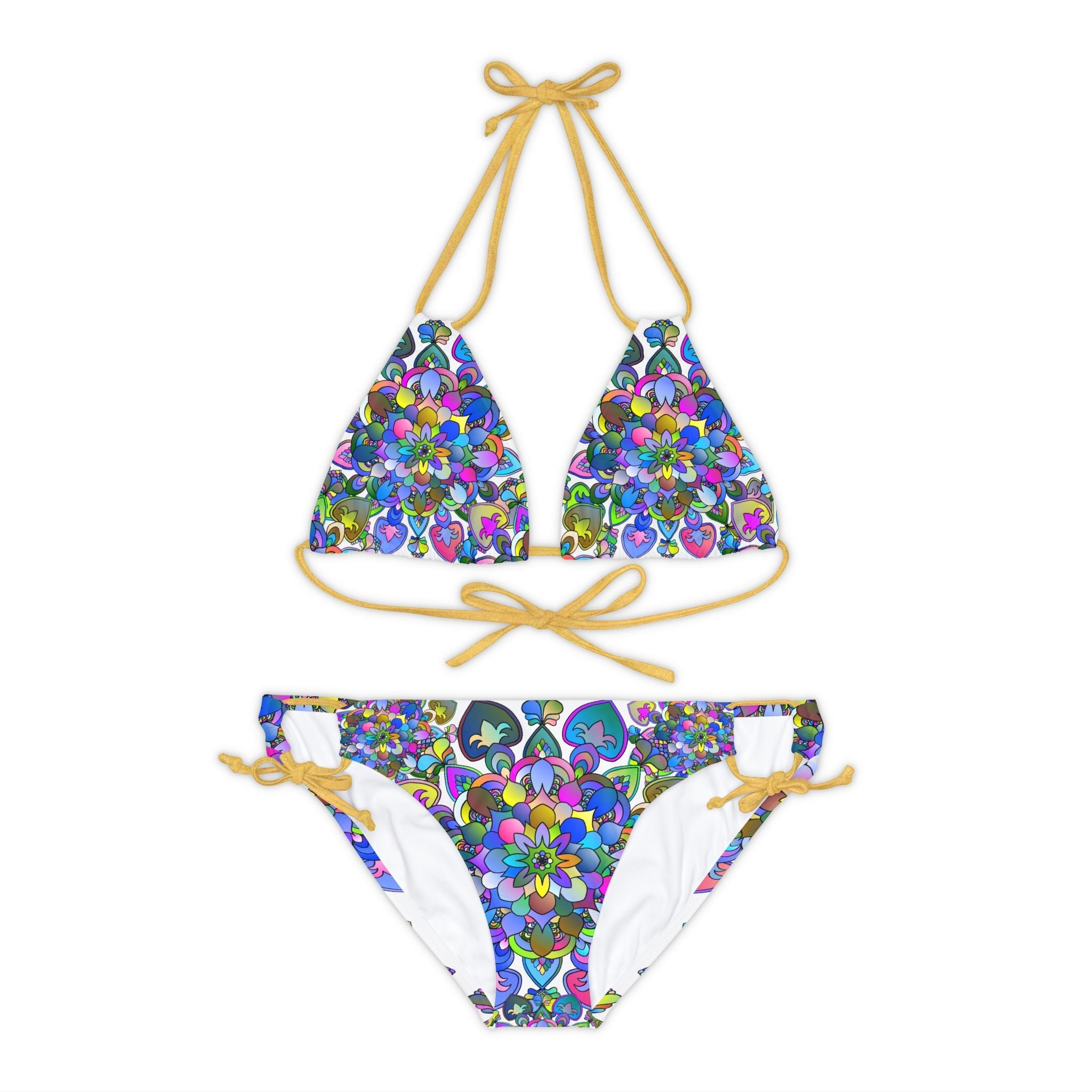 Bohemian Mandala Bikini Set - Vibrant Design