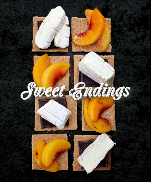 joythebaker peach and brie smores