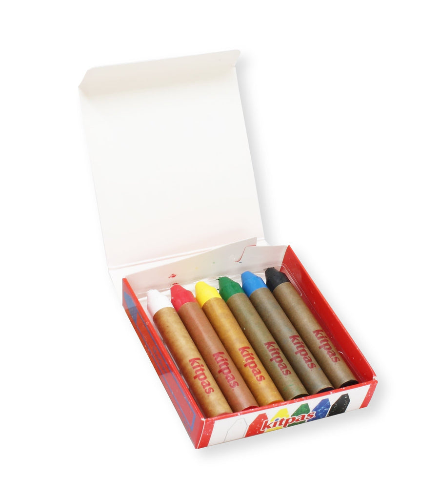 KITPAS 12-color crayons [LARGE size] – babyfoodmanila