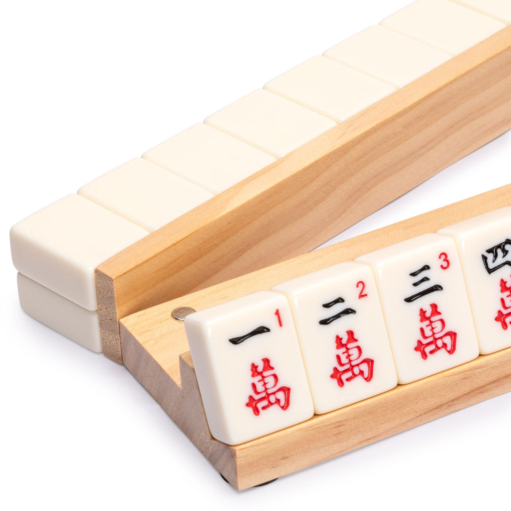 Traditional American Mahjong Set, Qilin - Bone and Bamboo Tiles, Ros –  Yellow Mountain Imports