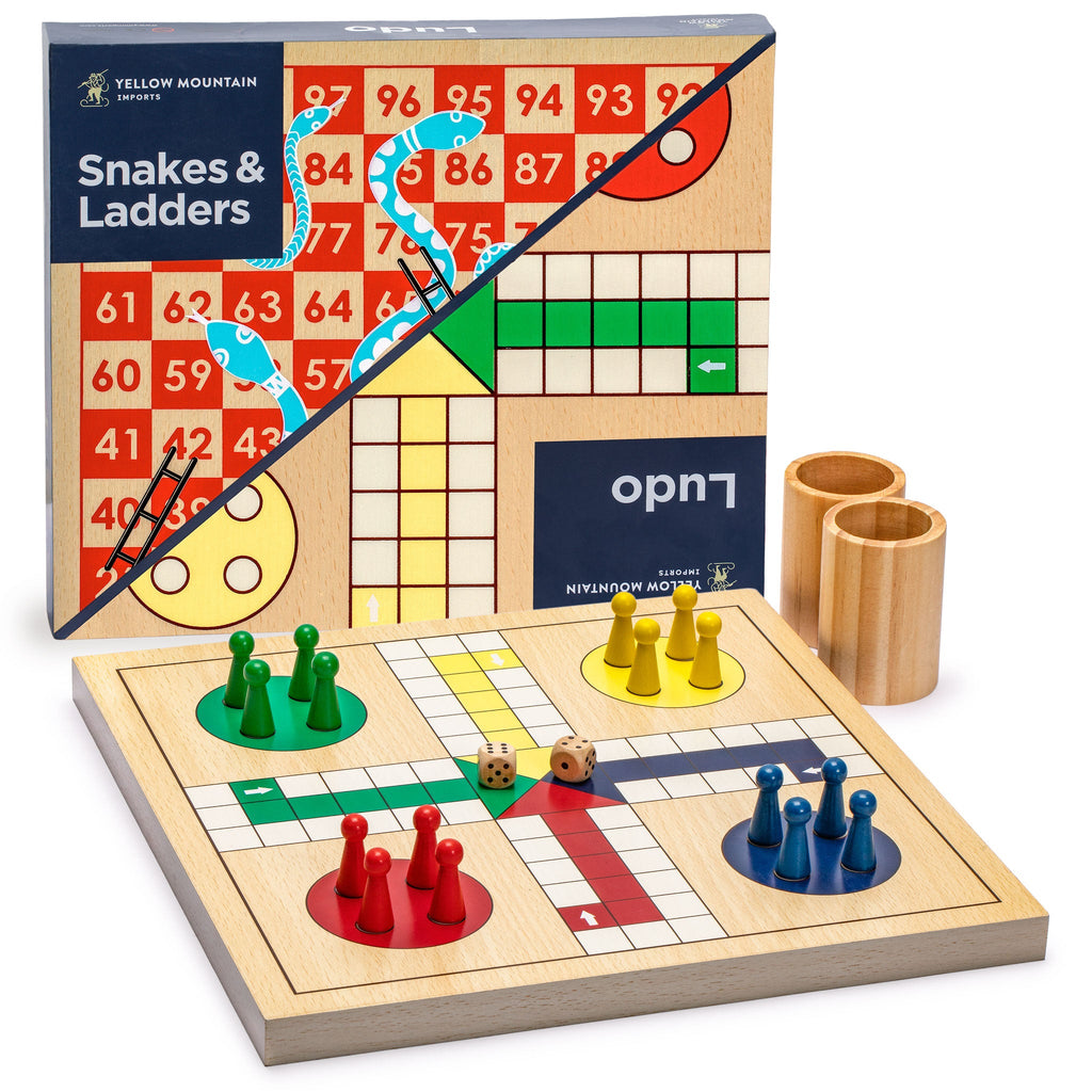 Jogo de tabuleiro Magnetic Snakes and Ladders - 9,6 polegadas