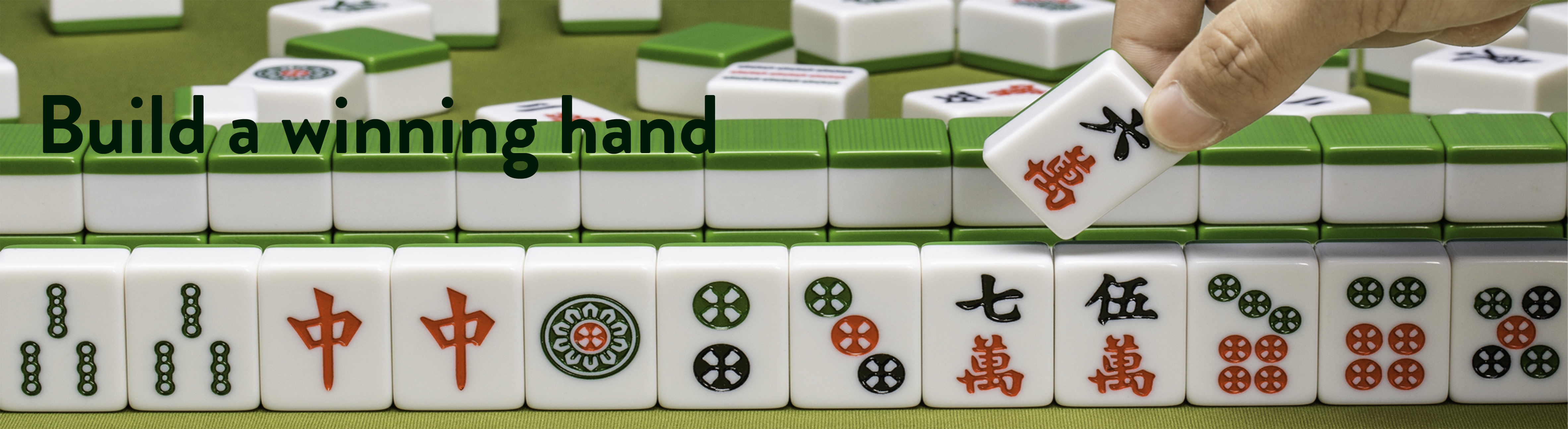 Classic Chinese Mahjong Game Set, Champagne Gold - with 148