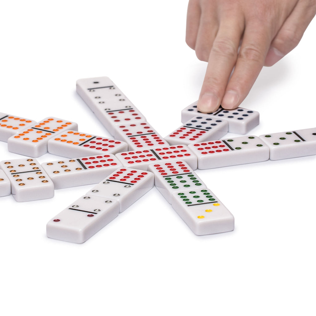 Kovot Dominoes & Racks Set Double-Twelve Includes (91) Tile