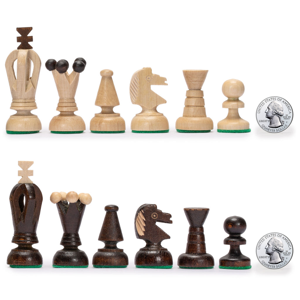 Husaria Wooden Three-Player Chess Game Set - 21 Inches - with Foldable  Board, Handcrafted Playing Pieces, and Felt-Lined Storage