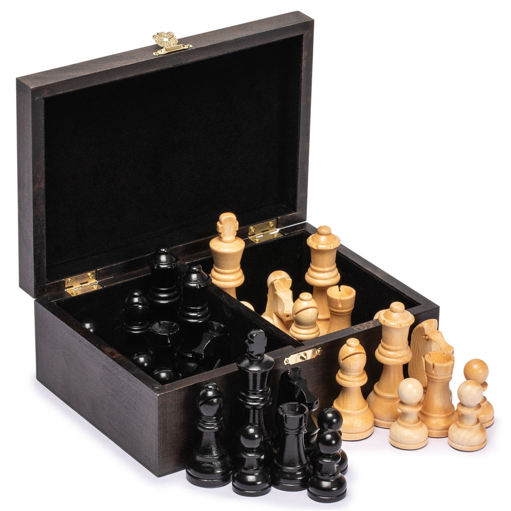 The Battle Of Troy: Chess Set with Leatherette Chessboard & Box + Checker Se