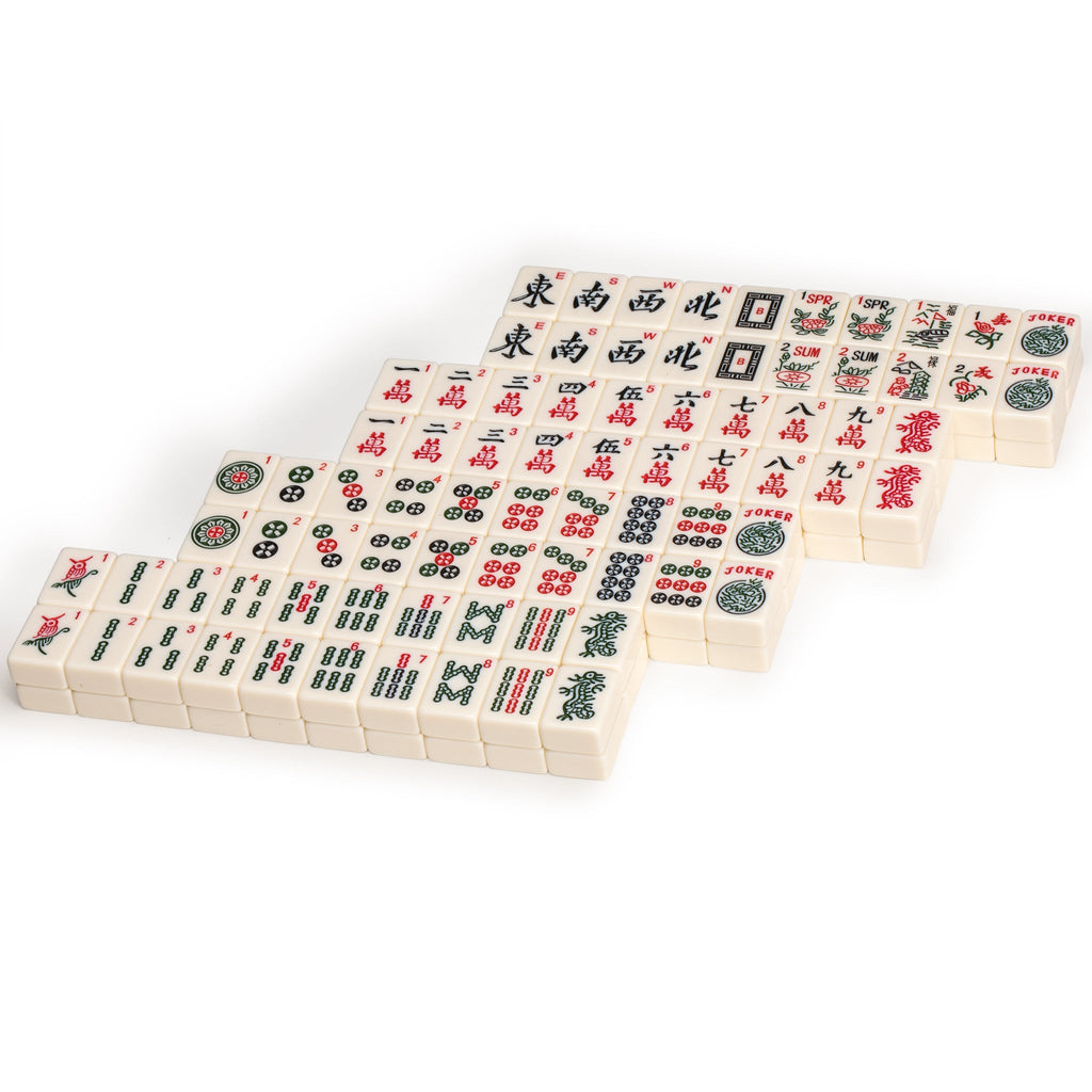 Decorative Mahjong set with Web in beige and ebony Supreme