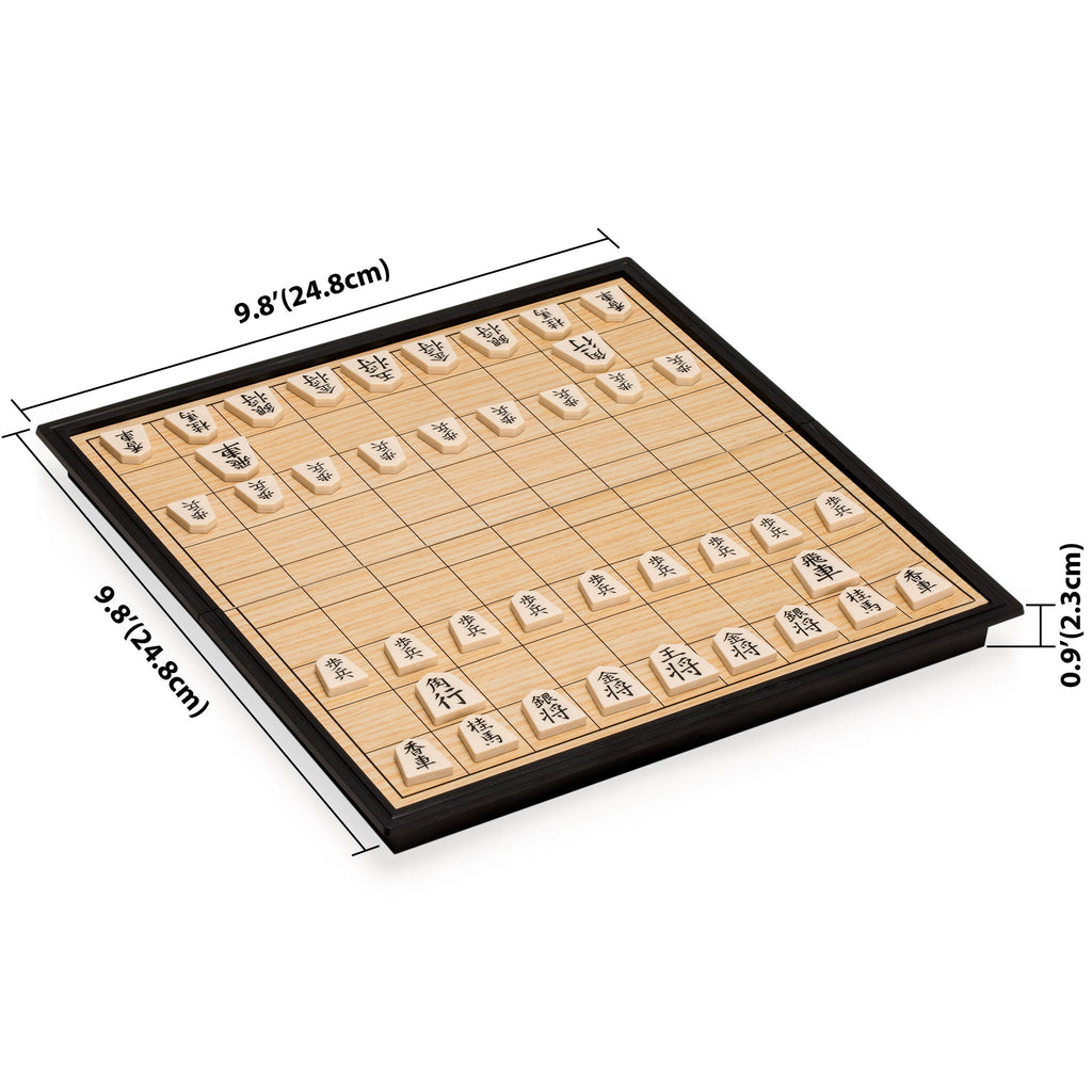 Shogi japonês xadrez magnético jogo de viagem set-9.8-polegadas