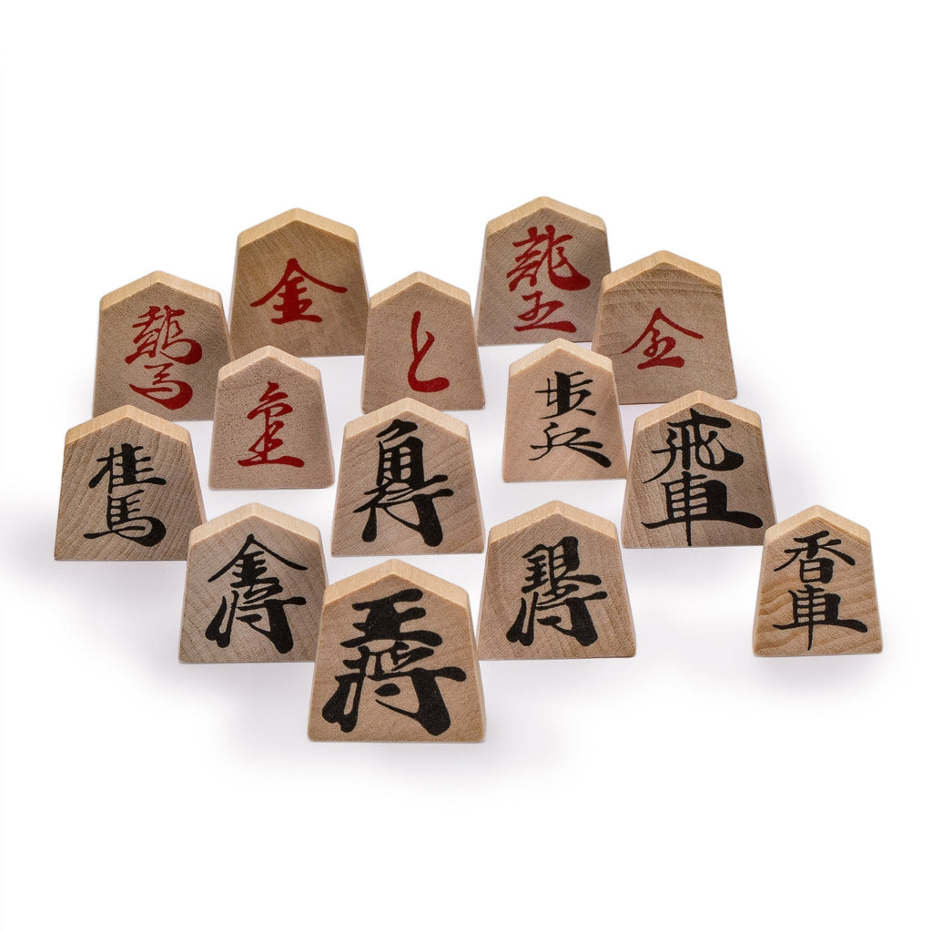 Japanese Wooden Shogi 將棋盤 Board Game Set Chess Family Portable