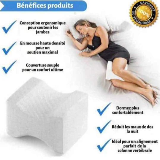 oreiller-genoux-orthopedique-dormir-cote