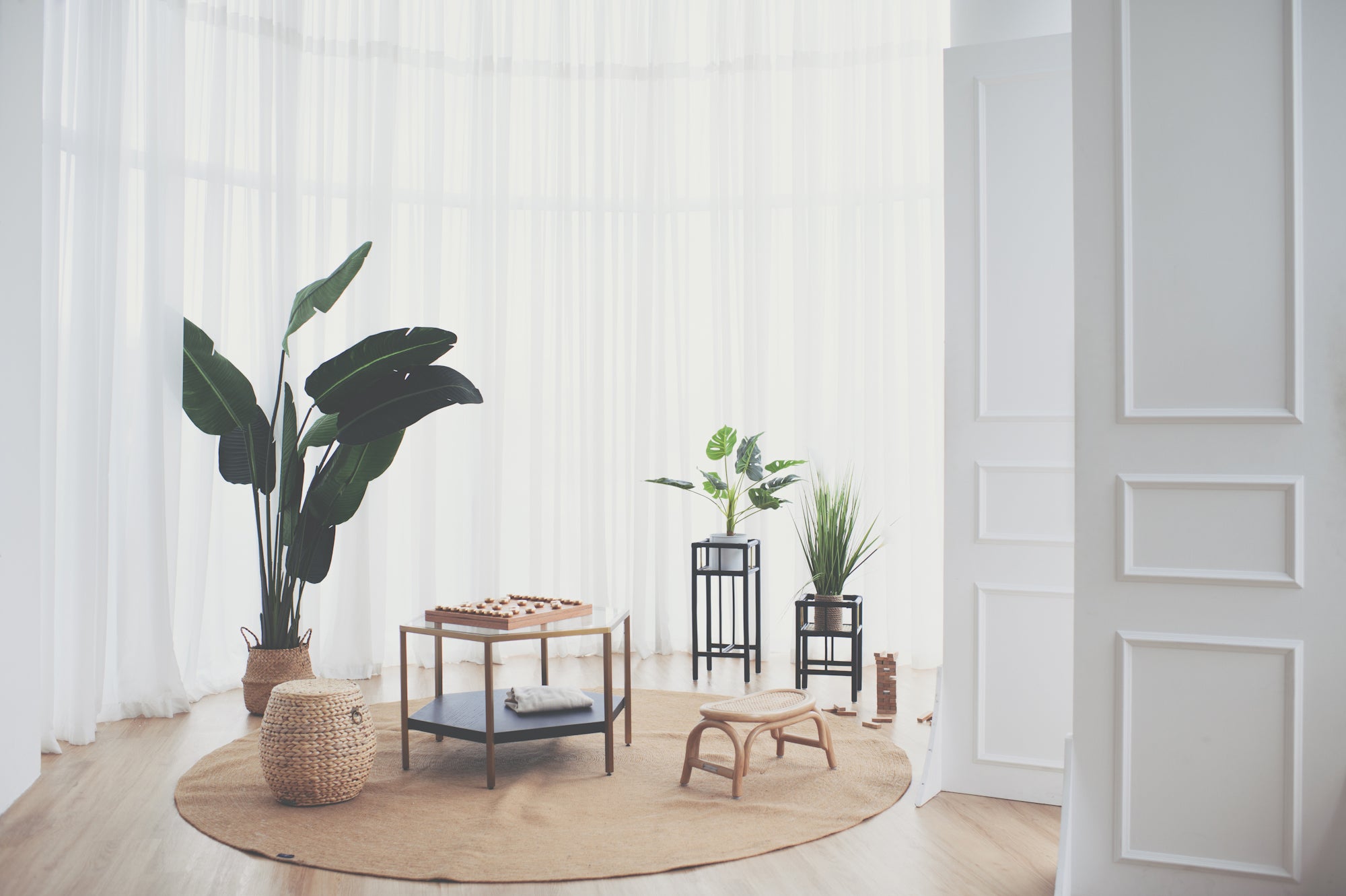 JING Coffee Table (Hexagon) With Glass