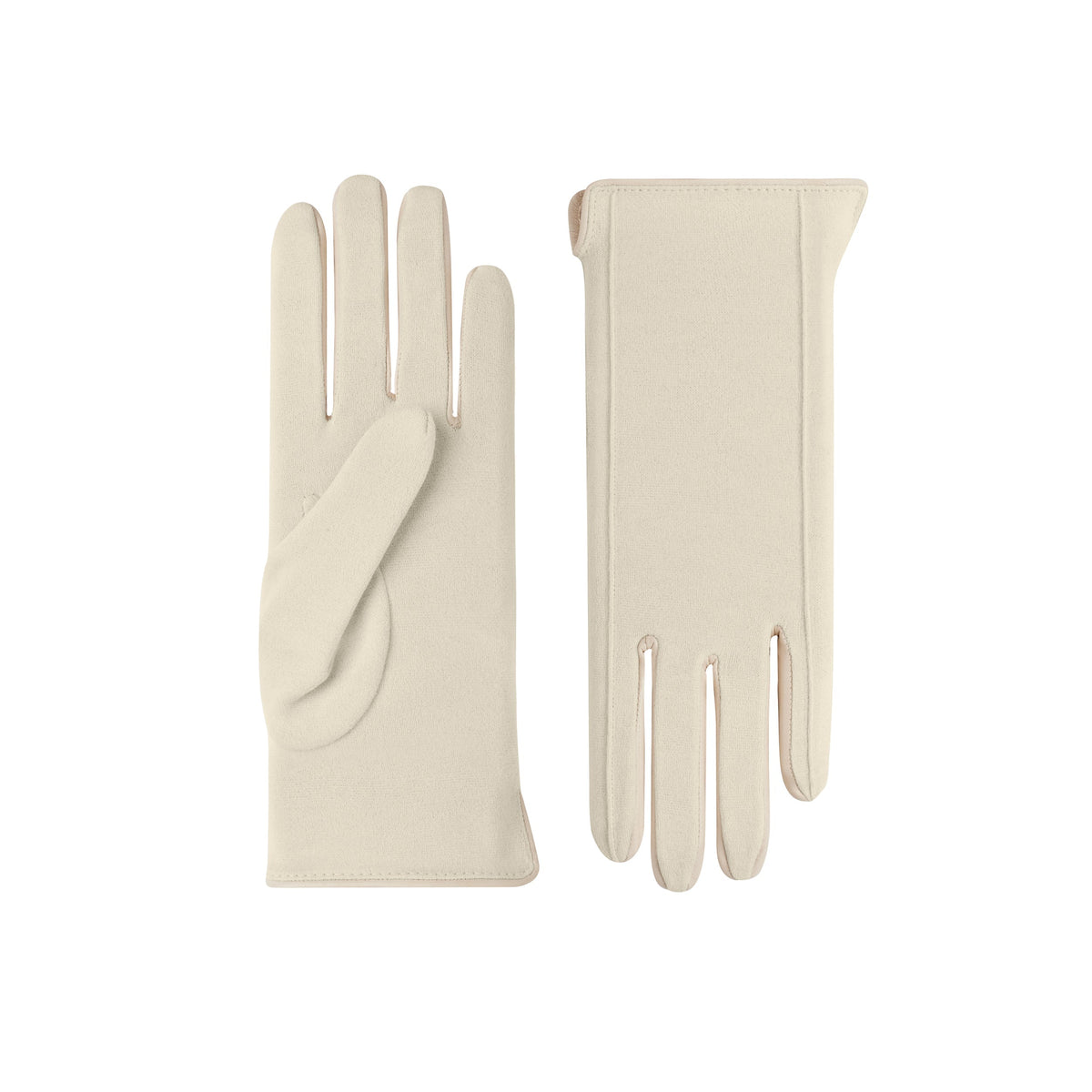 Touchscreen Leather Gloves with Silk Lining - Aurelia