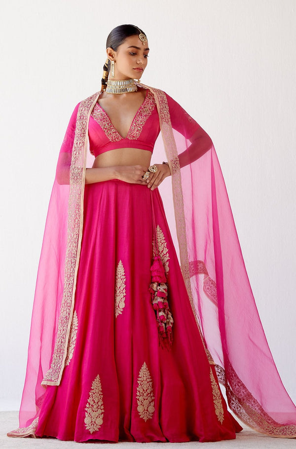 Twins Designer Half Saree Lehenga in Combination - Designerkloth