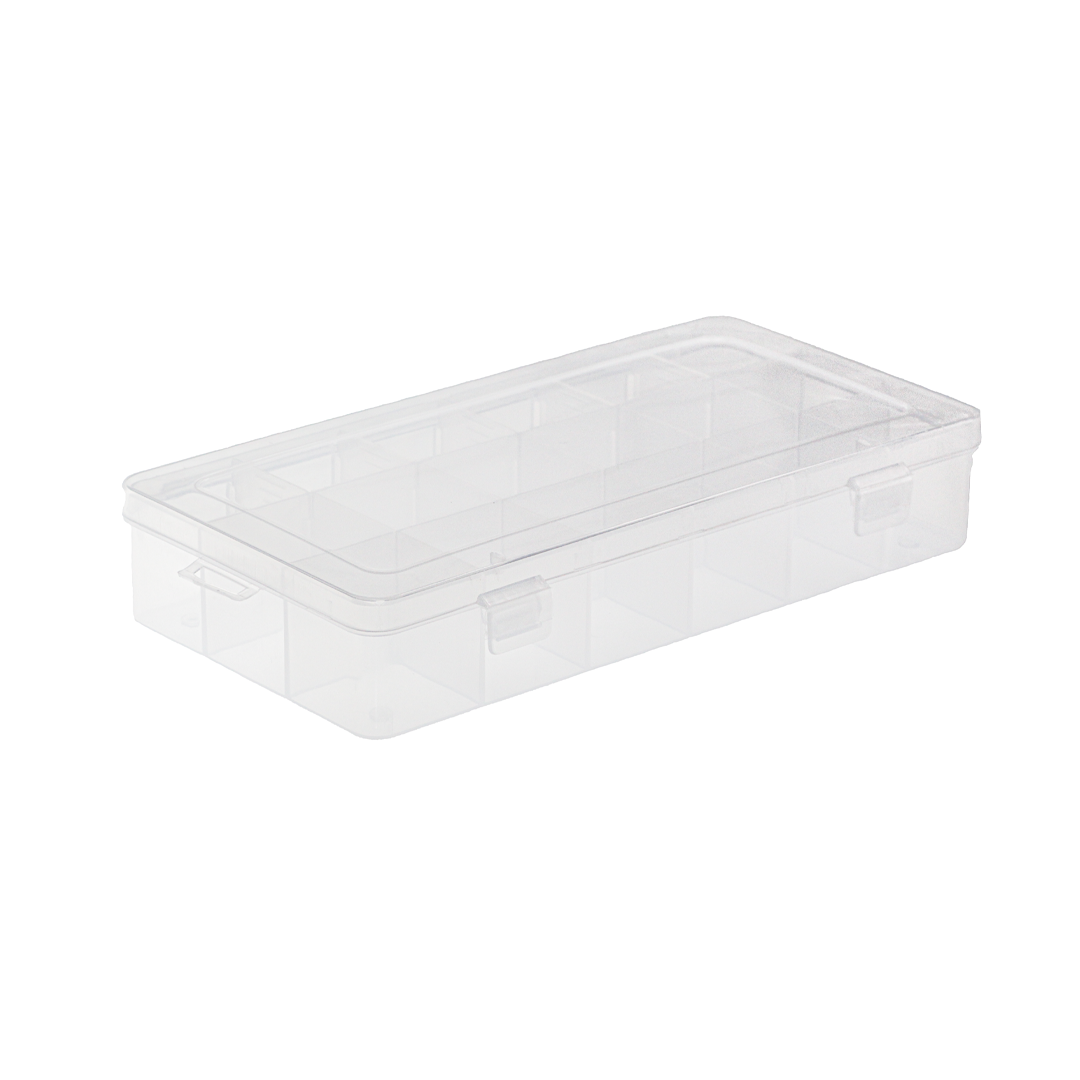 Tools, Acrylic Bead Organizer Container, 20cm x 13.4cm x 2.5cm, 28