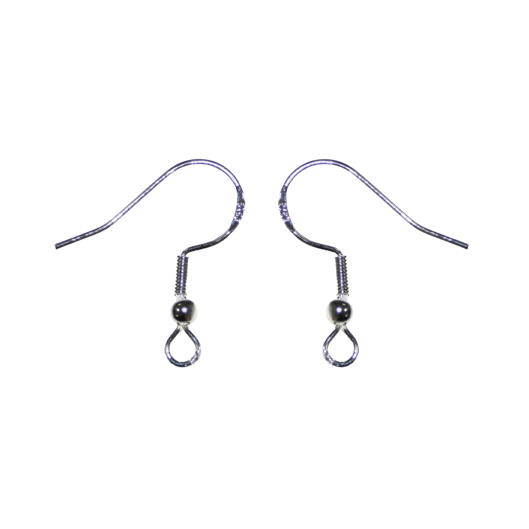 Sterling Silver Long Marquis Hook Earrings with Hole