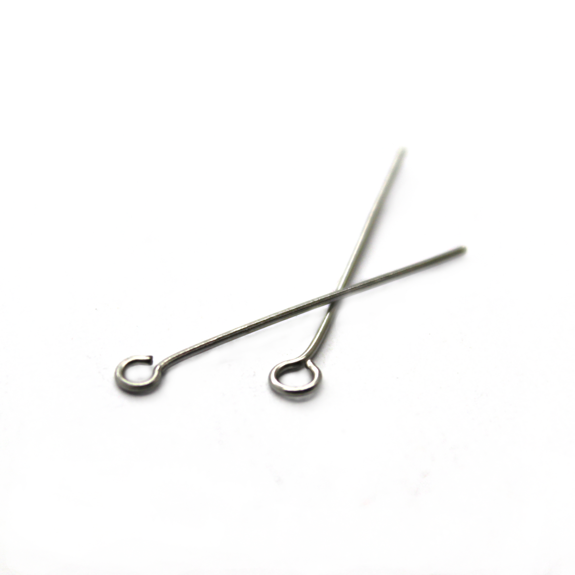 SAVITA 1500pcs Eye Pins, Metal Findings Beading Eyepins, 16/20