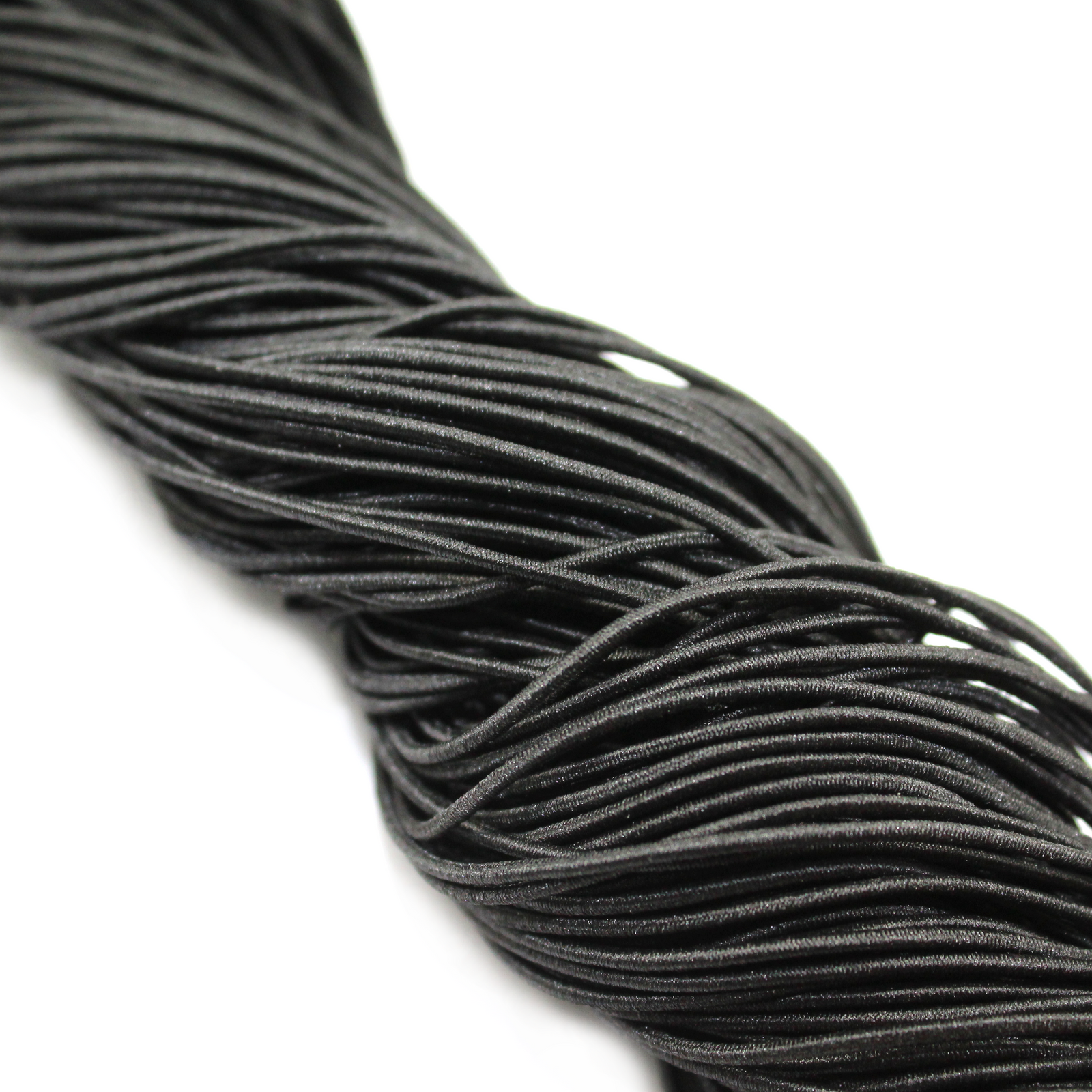 Crystal Tec Elastic Bead Cord, Black, 1mm, ~ 6 yards - Butterfly Beads and  Jewllery