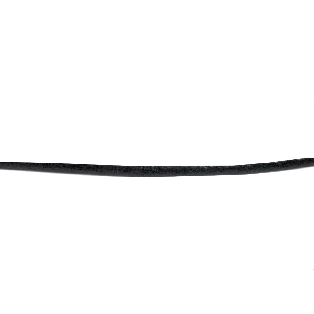 Cord, Leather Cord Necklace, Black, 3mm, 24inches L, Sold per piece